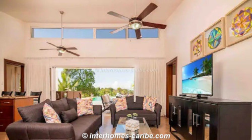 photos for S O L D   SOSUA: SEA VIEW 3 BEDROOM VILLA, RENOVATED AND IN FIRST CLASS RESIDENCE