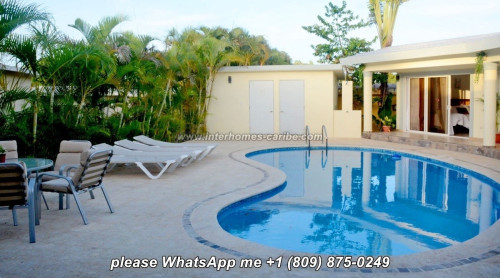 photos for SOSUA: COMPLETELY RENOVATED 3-BEDROOM VILLA WITH SPACIOUS TERRACE AND IN A QUIET LOCATION